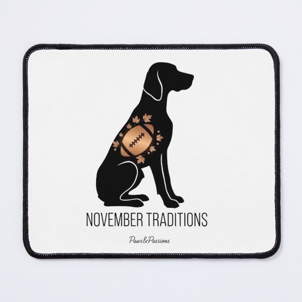 Item preview, Thanksgiving Football Dog November Traditions Design designed and sold by PawsAndPassions.