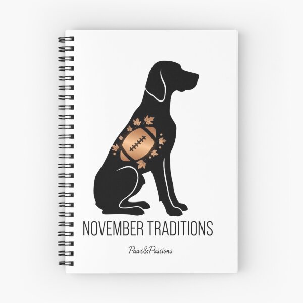 Item preview, Thanksgiving Football Dog November Traditions Design designed and sold by PawsAndPassions.
