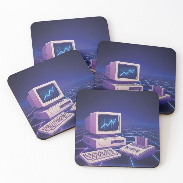 Item preview, Retro computer and console, 80s retro illustration designed and sold by Mauswohn.