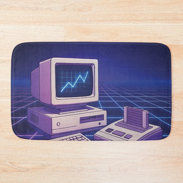 Item preview, Retro computer and console, 80s retro illustration designed and sold by Mauswohn.