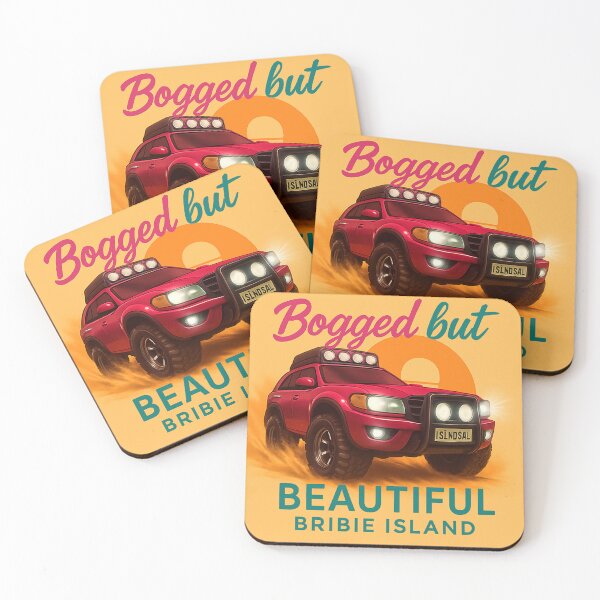 Item preview, Bogged but Beautiful – Bribie Island designed and sold by QuEdObApparel.