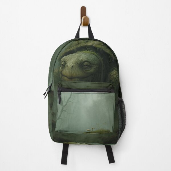 Item preview, Giant turtle in a swamp, fantastic illustration designed and sold by Mauswohn.