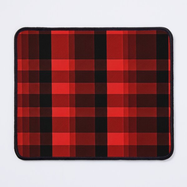 Item preview, Classic Red and Black Buffalo Check Pattern – Seamless Rustic Plaid Design for Fabric and Decor designed and sold by PixelVibe782.