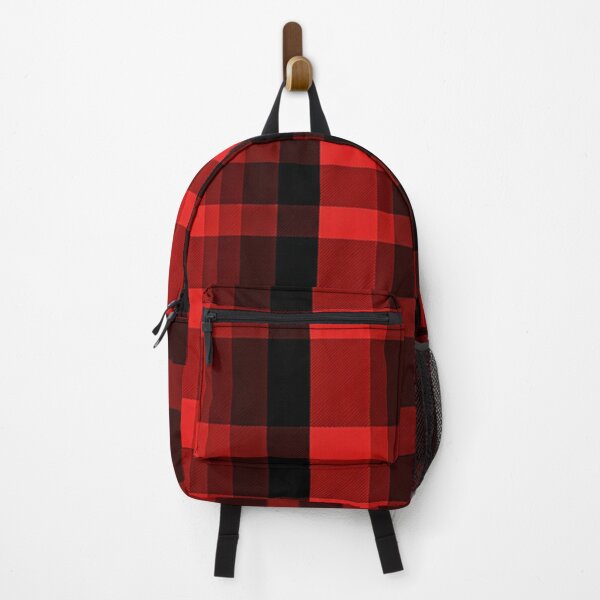 Item preview, Classic Red and Black Buffalo Check Pattern – Seamless Rustic Plaid Design for Fabric and Decor designed and sold by PixelVibe782.