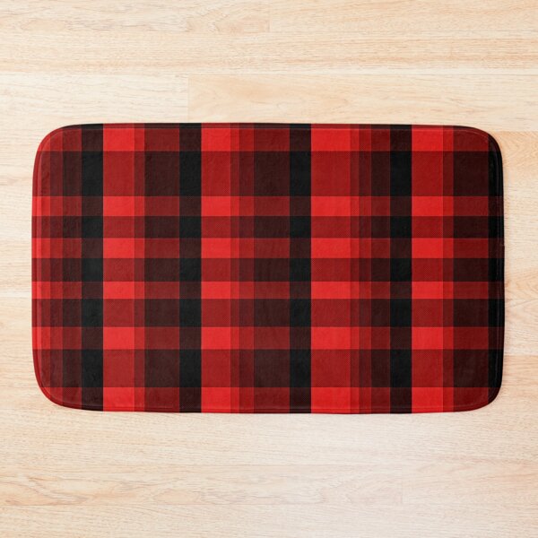 Item preview, Classic Red and Black Buffalo Check Pattern – Seamless Rustic Plaid Design for Fabric and Decor designed and sold by PixelVibe782.