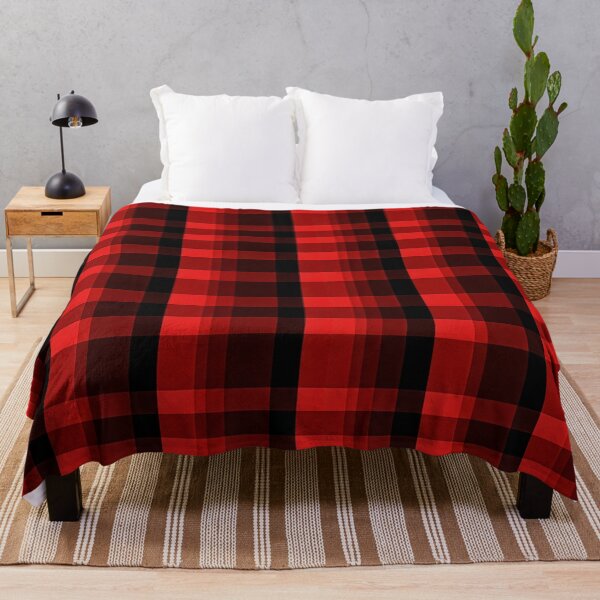 Item preview, Classic Red and Black Buffalo Check Pattern – Seamless Rustic Plaid Design for Fabric and Decor designed and sold by PixelVibe782.
