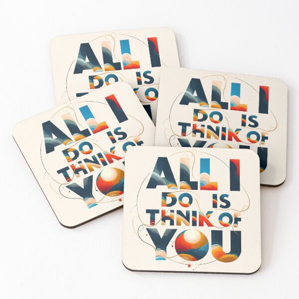 Item preview, All I do is think of you, typography designed and sold by maxmaj.