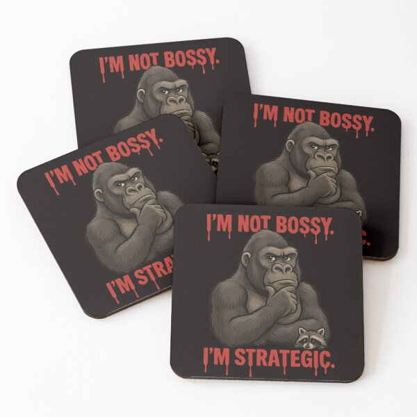 Item preview, Strategic Gorilla – Funny Motivational Quote designed and sold by Tadeusz1.