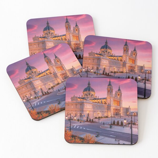 Item preview, Almudena Cathedral Sticker - Feast of the Almudena Madrid Spain Landmark designed and sold by meetart15.