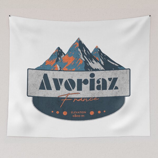 Item preview, Avoriaz, France, Ski Resort, Mountain Design designed and sold by Wanderful-roads.
