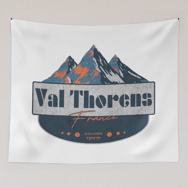 Item preview, Val Thorens, France, Ski Resort, Mountain Design designed and sold by Wanderful-roads.