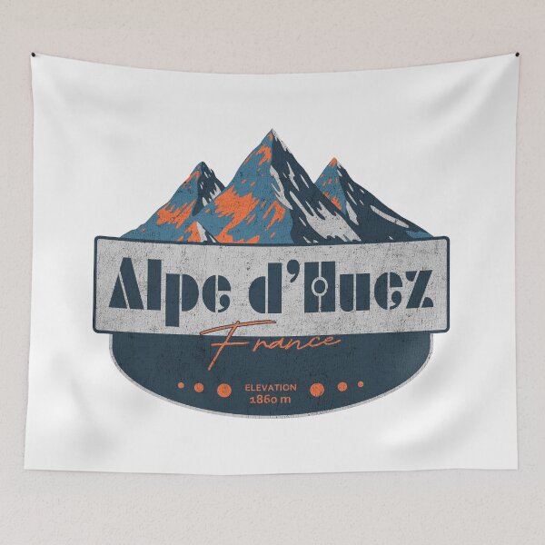 Item preview, Alpe d'Huez, France, Ski Resort, Mountain Design designed and sold by Wanderful-roads.