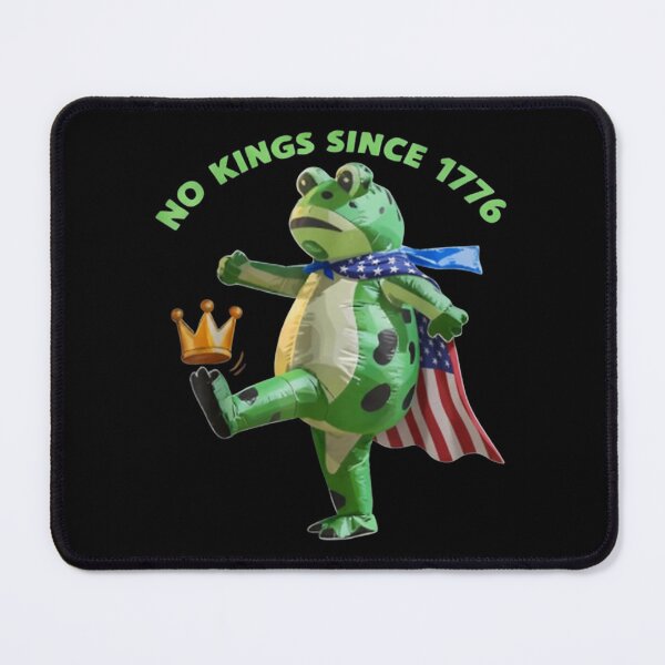 Item preview, No Kings Since 1776 Portland Frog Kicking Crown T-Shirt designed and sold by Tadruickshank.