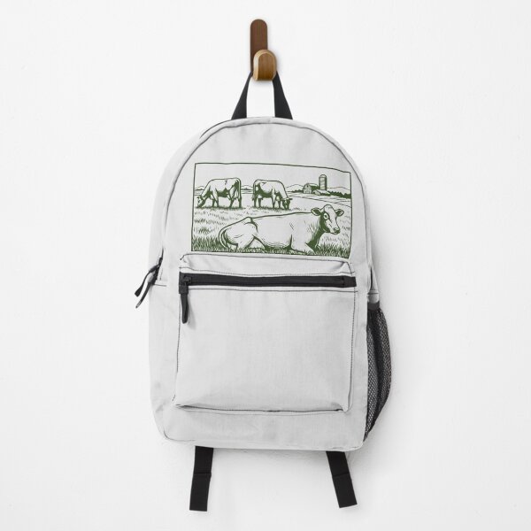 Item preview, Vintage Pastoral Farm Cows Scene designed and sold by KiwiRider.