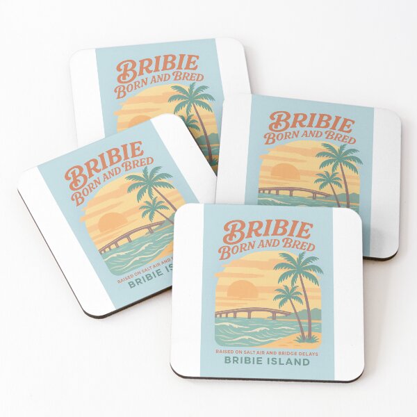 Item preview, Bribie Born and Bred – Raised on Salt Air and Bridge Delays designed and sold by QuEdObApparel.