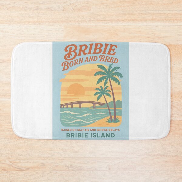 Item preview, Bribie Born and Bred – Raised on Salt Air and Bridge Delays designed and sold by QuEdObApparel.