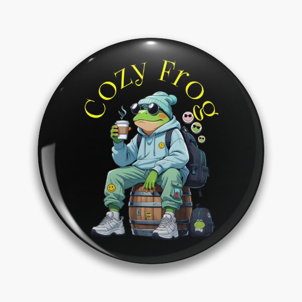 Item preview, Cozy Coffee Frog designed and sold by Migiteart.