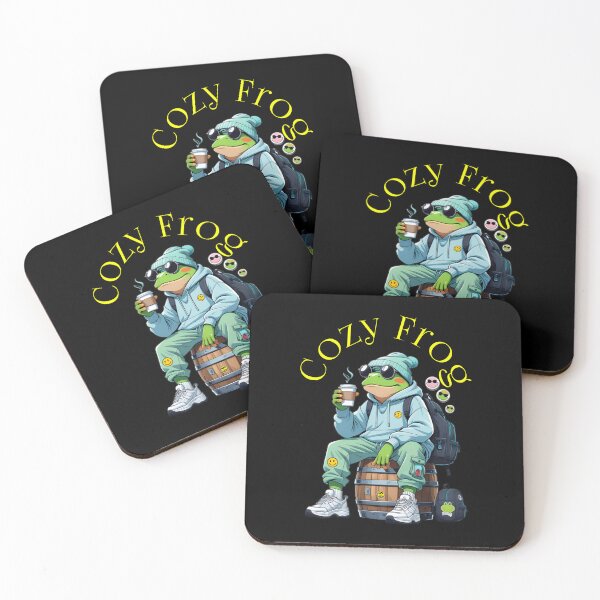 Item preview, Cozy Coffee Frog designed and sold by Migiteart.