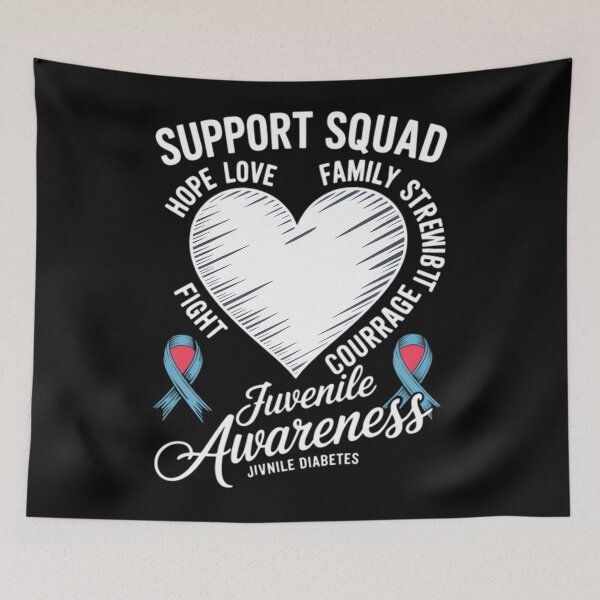 Item preview, managing in provide share blue, color the support, and disease. unite this to the They moral show assistance, information, T1D, symbol of help patients under designed and sold by Rackaam777Art.