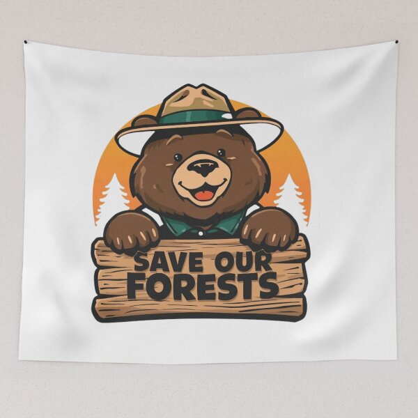 Item preview, Humphrey Goes Green save our forests designed and sold by WearTheArtx.