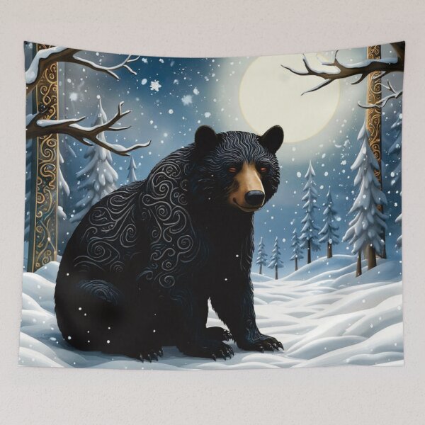 Item preview, Mystical Winter Bear designed and sold by terrydree.