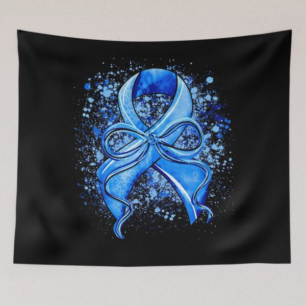 Item preview, Style Quote Bow November Month Vintage Support Blue designed and sold by Williammarger.