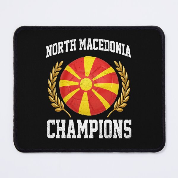 Item preview, SOCCER BALL FLAG CHAMPIONS - NORTH MACEDONIA - Fans and Teams for Men and Women T-shirt designed and sold by wallsandpatts.