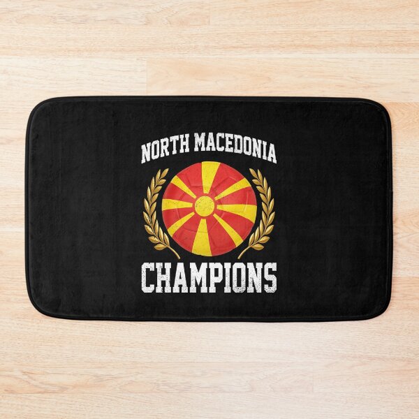 Item preview, SOCCER BALL FLAG CHAMPIONS - NORTH MACEDONIA - Fans and Teams for Men and Women T-shirt designed and sold by wallsandpatts.