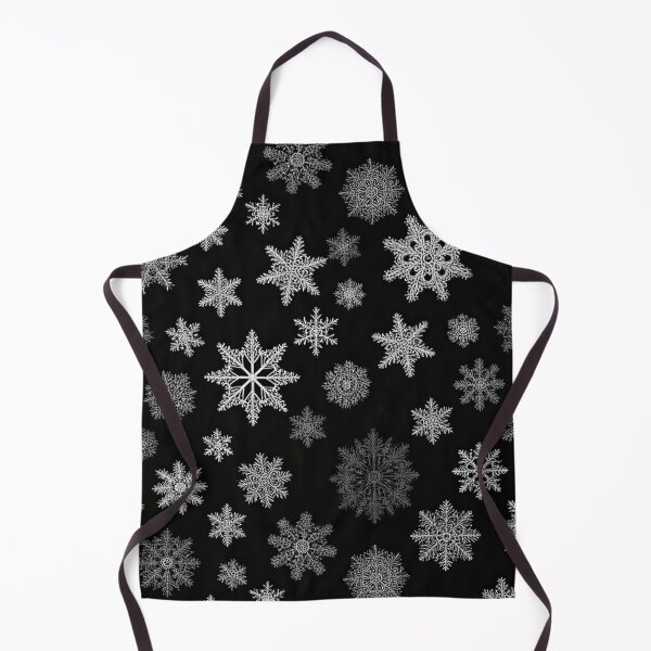 Artikelvorschau, Elegantes, einfarbiges Schneeflockenmuster – Winterliches Design in Weiß, Grau und Schwarz entworfen und verkauft von PixelVibe782.