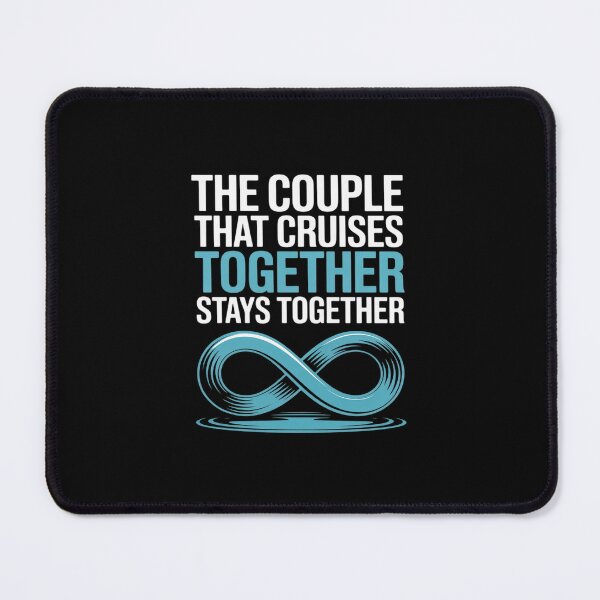Item preview, Couple Cruises Together Infinity Heart designed and sold by petrichorsworld.