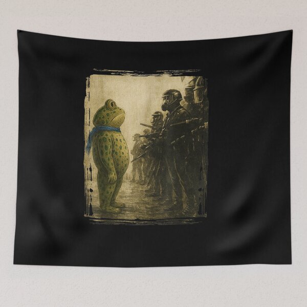 Item preview, Portland Frog Protest Shirt Funny Portland Frog Protest T-Shirt (1) designed and sold by AngelCroni.