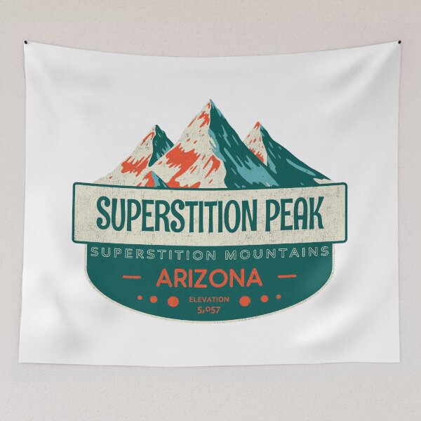 Item preview, Superstition Peak, Superstition Mountains, Arizona, Mountain Design designed and sold by Wanderful-roads.