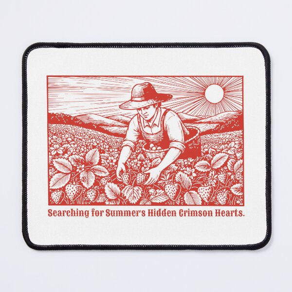 Item preview, Vintage Strawberry Harvest "Crimson Hearts" designed and sold by KiwiRider.