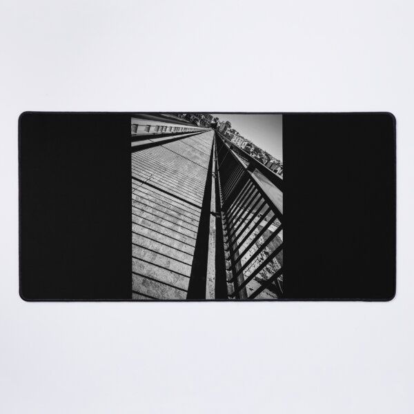 Item preview, Black and White Belgrade Bridge Architecture - Serbian Cityscape Abstract Photography designed and sold by SergioMiklos.
