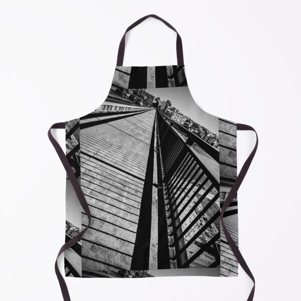 Item preview, Black and White Belgrade Bridge Architecture - Serbian Cityscape Abstract Photography designed and sold by SergioMiklos.