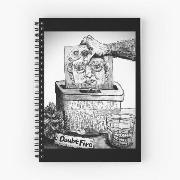 Item preview, Mrs. Doubtfire Parody Art – Dark Humor 90s Movie Illustration designed and sold by from here 2 mars.