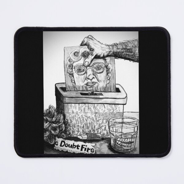 Item preview, Mrs. Doubtfire Parody Art – Dark Humor 90s Movie Illustration designed and sold by from here 2 mars.