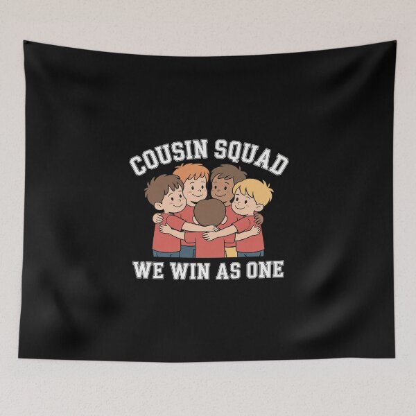 Item preview, Cousin Crew We Win As One Team Graphic Red Black White designed and sold by KingsLife1994.