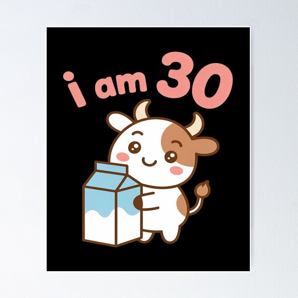 Item preview, Cow 30th Birthday Party Moo Farm Milk Animal Barnyard Theme designed and sold by KingsLife1994.