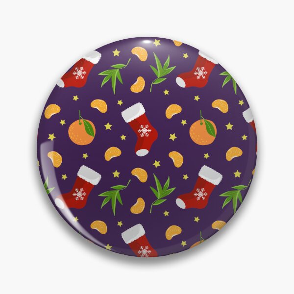 Item preview, Seamless pattern with Christmas stockings and tangerines. designed and sold by OlhaBondarenko.