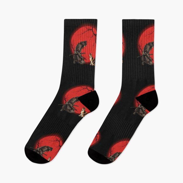 Item preview, Samurai With Cat Zen Warrior And Red Sun Design  designed and sold by cawtoon.