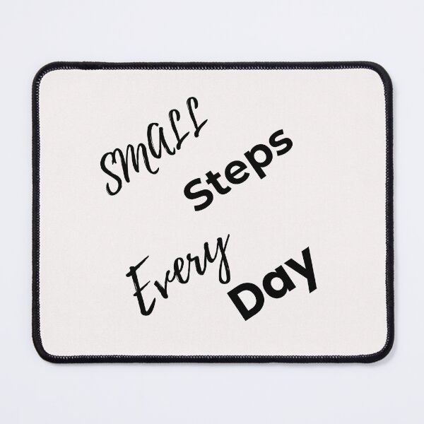 Item preview, Small Steps Every Day – Motivational Quote Sticker designed and sold by TESHYS.