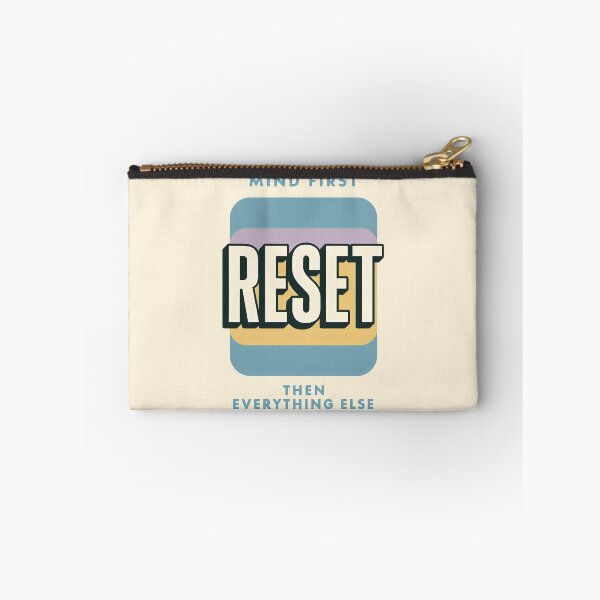 Item preview, Muted Blue and Lavender Layers Behind Centered Mental Wellness Mantra designed and sold by SplashTastic.