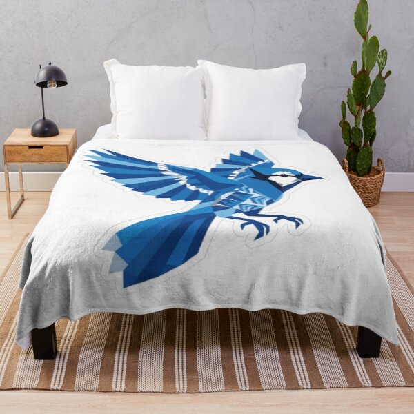 Item preview, Blue Jay Blue Sparrow Geometry Art – Blue Pride Design | Elegant Bird Illustration Sticker & Apparel designed and sold by Gurjeetpixelart.