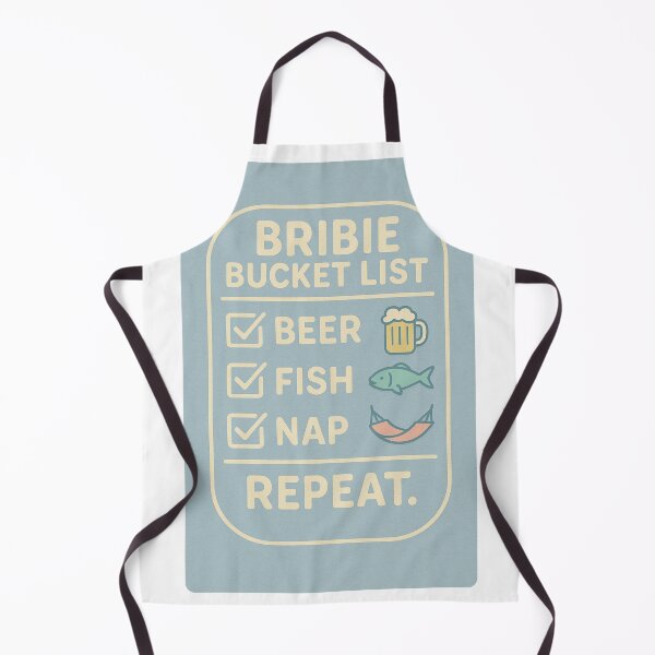 Item preview, Bribie Bucket List – Beer, Fish, Nap, Repeat designed and sold by QuEdObApparel.