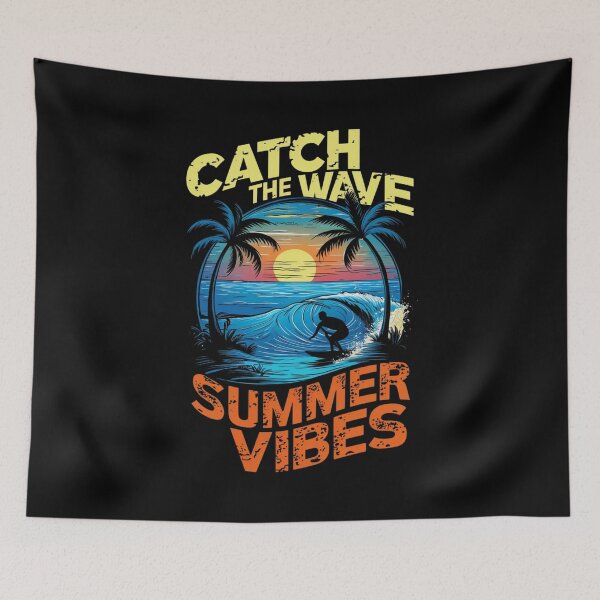 Item preview, Catch the Wave – Summer Vibes designed and sold by FrenchTouch77.