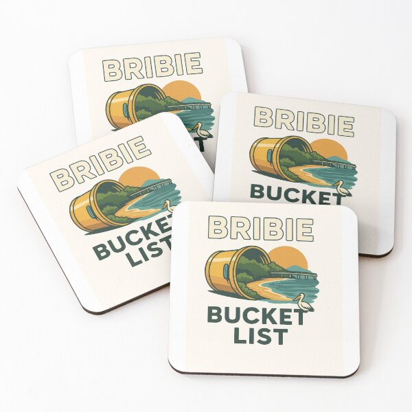 Item preview, Bribie Bucket List – Front Design designed and sold by QuEdObApparel.