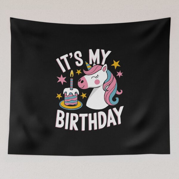 Item preview, It’s My Birthday – Unicorn Party designed and sold by FrenchTouch77.