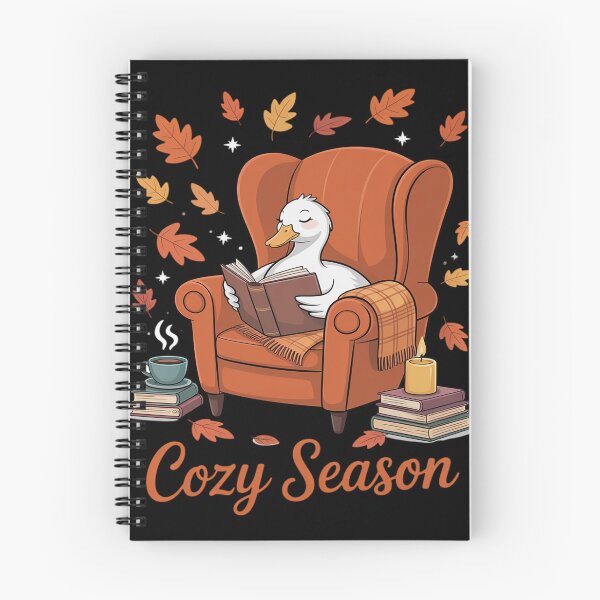 Item preview, Cozy Season Goose Reading Book Fall Reader Autumn Men Women designed and sold by Idarmotar.