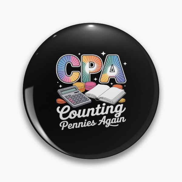 Item preview, CPA Counting Pennies Again Certified Public Accountant designed and sold by Idarmotar.